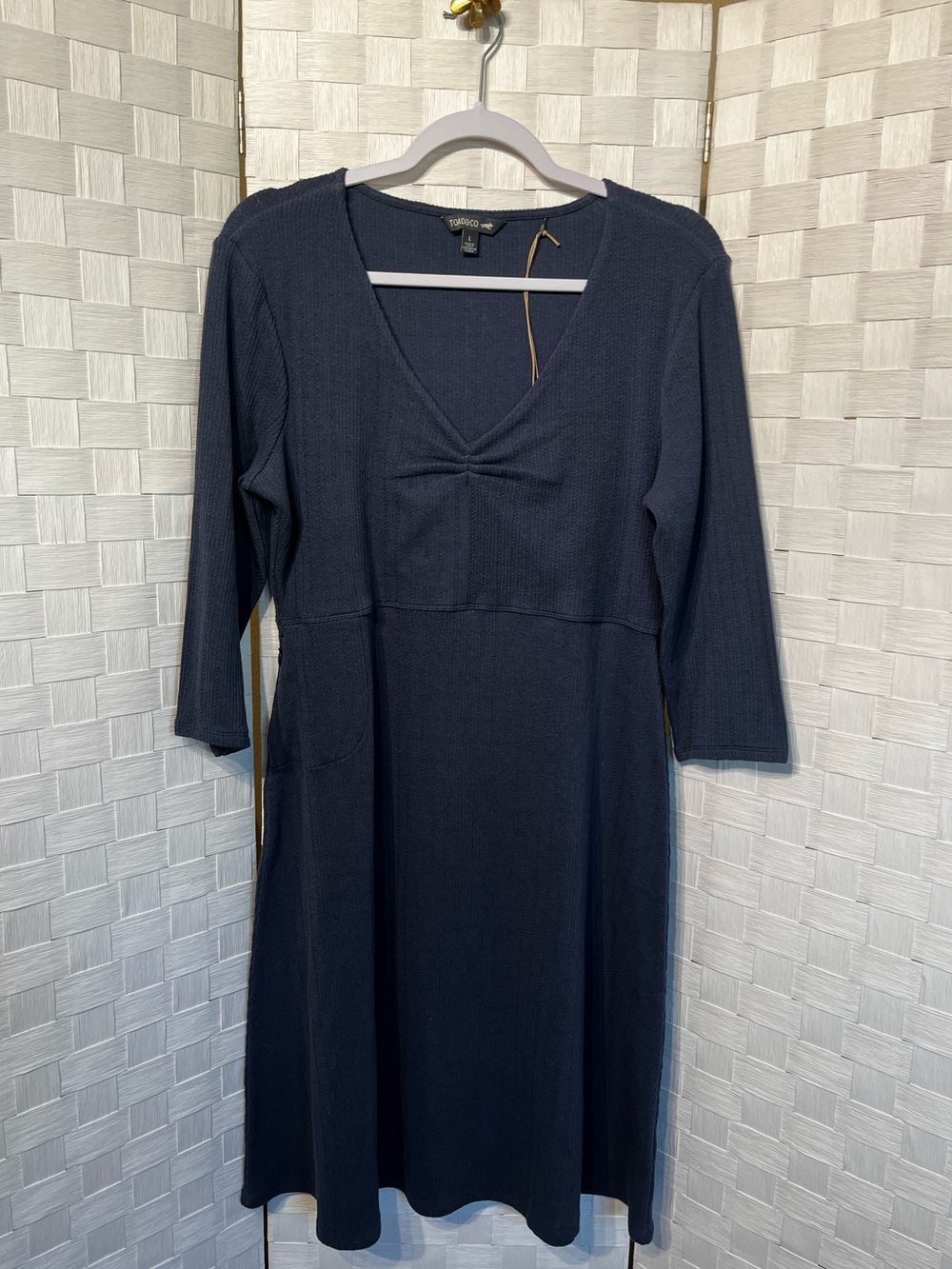 Toad&Co Rosalinda Cable Knit Long Sleeved Dress Women’s Size Large